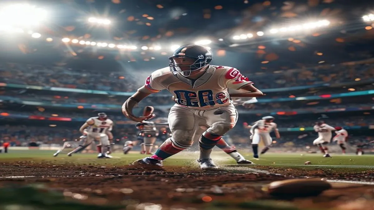 MLB All-Star Game logo with baseball players in action