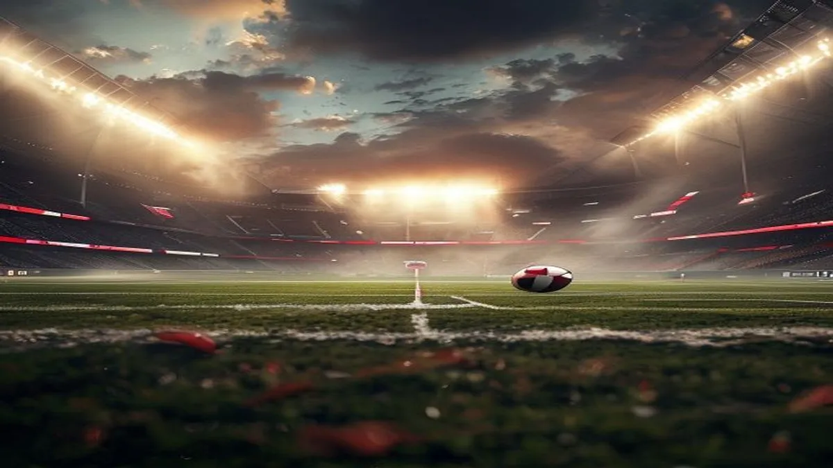 NFL logo with a calendar in the background