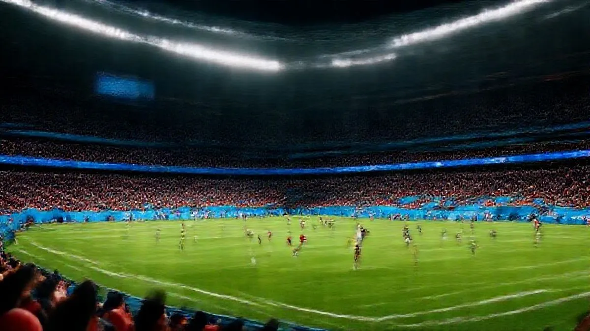 A broken Olympic medal