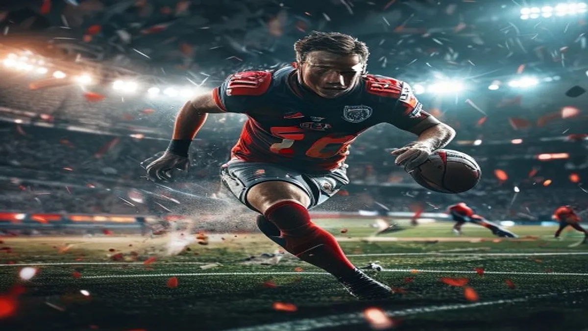 A photo of Archie Stark in his soccer days
