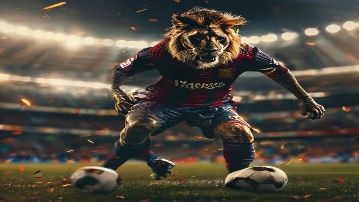 Lionel Messi in action during the World Cup semifinal match against England
