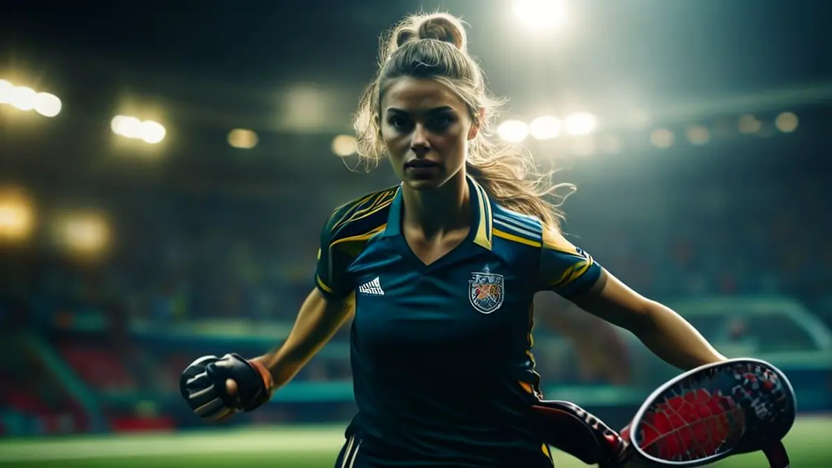 Elena Rybakina holding the Australian Open trophy