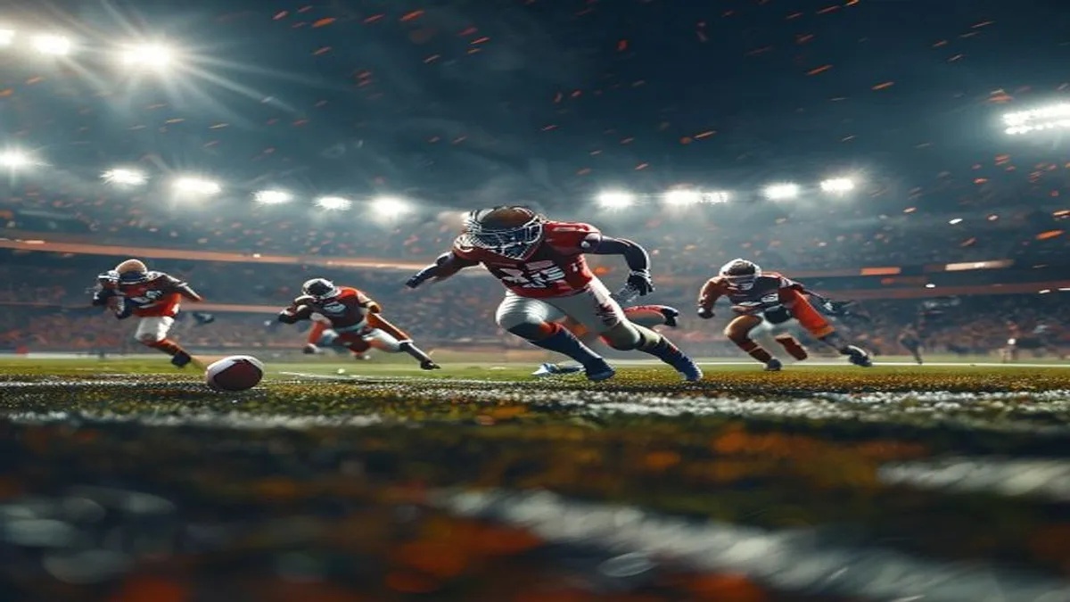 Indiana football team in action