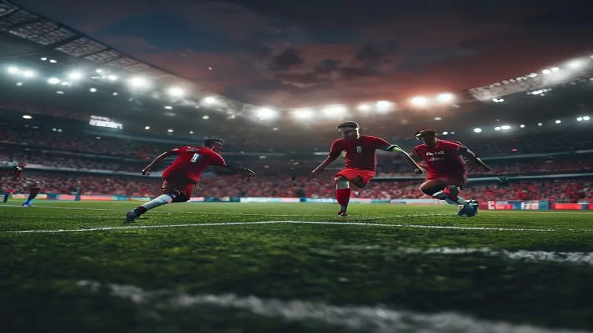 Canada and Morocco football teams facing off in a World Cup match