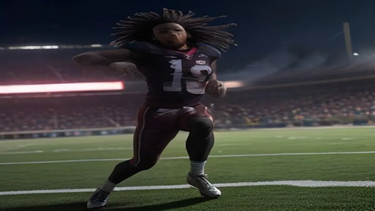 Josh Sweat in action for the Cardinals
