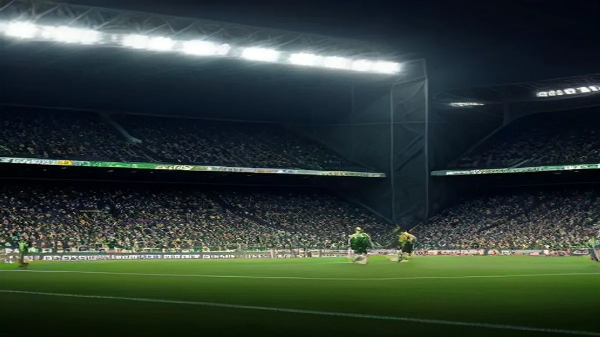 Celtic football team in action