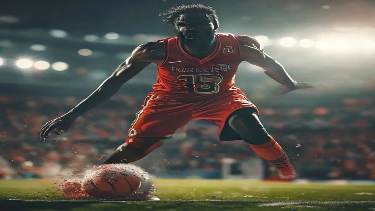 Chris Paul laughing and holding a basketball