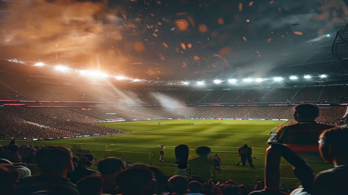 Norwegian football players in action