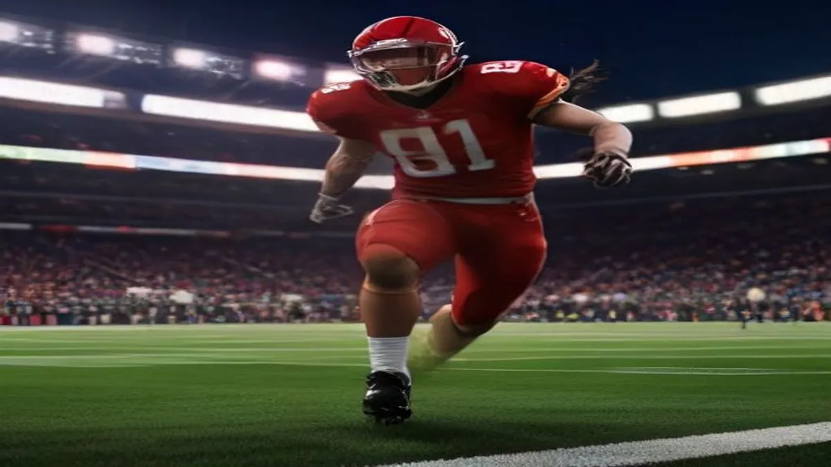 Travis Kelce's physique at training camp