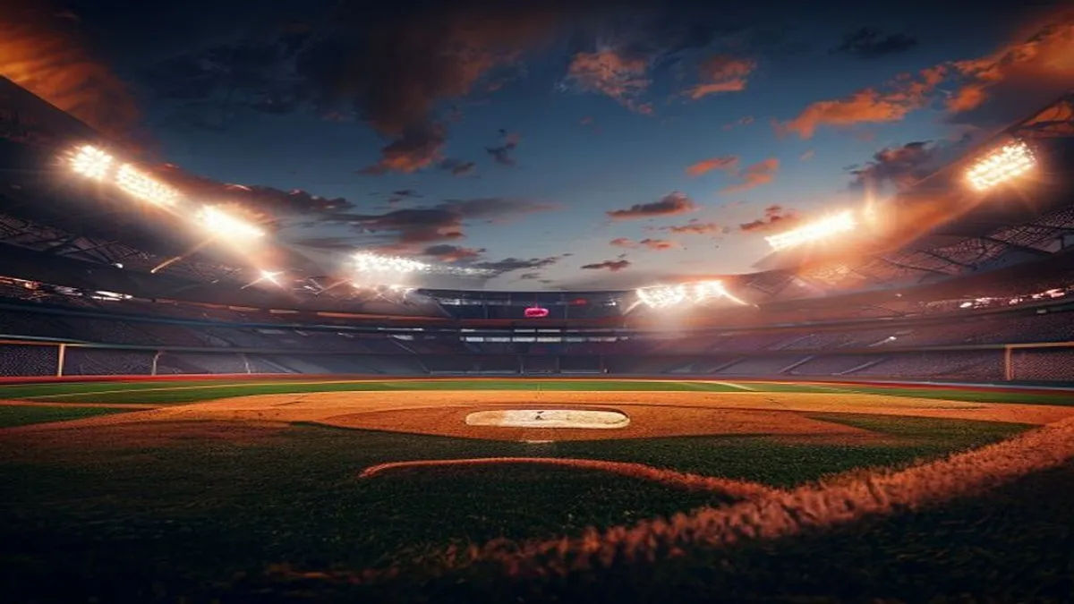Fantasy Baseball players in action