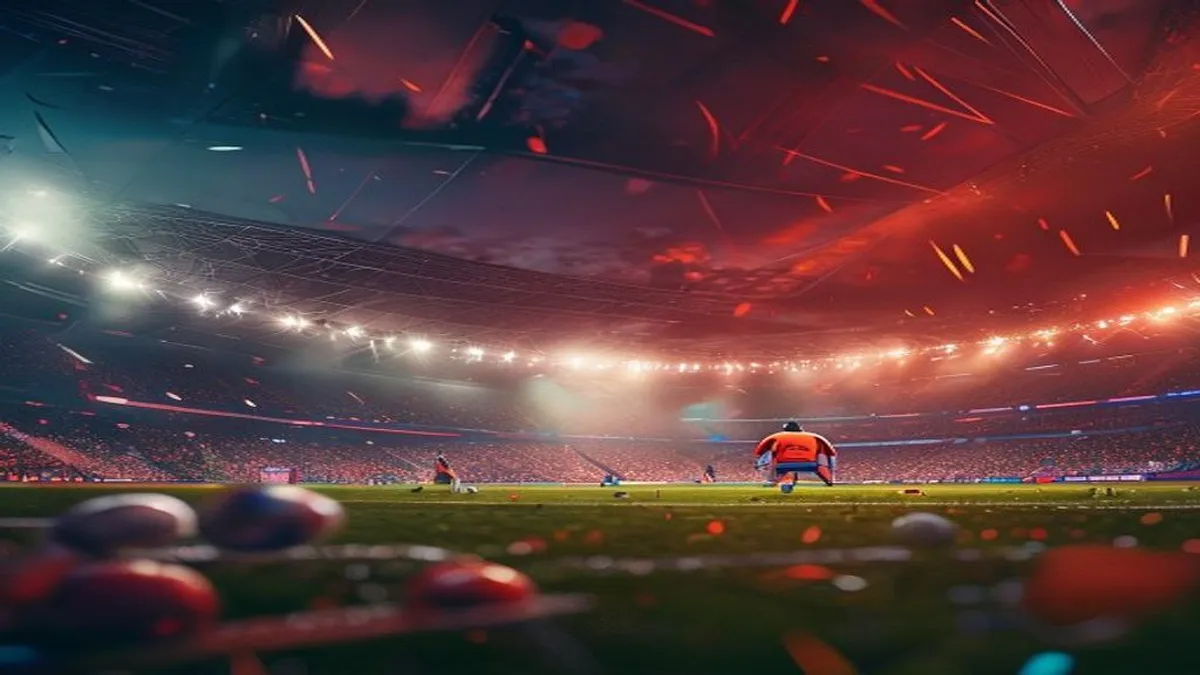 FIFA World Cup 2026 logo with a soccer ball and national flags in the background