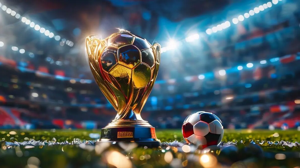 FIFA World Cup Trophy on display