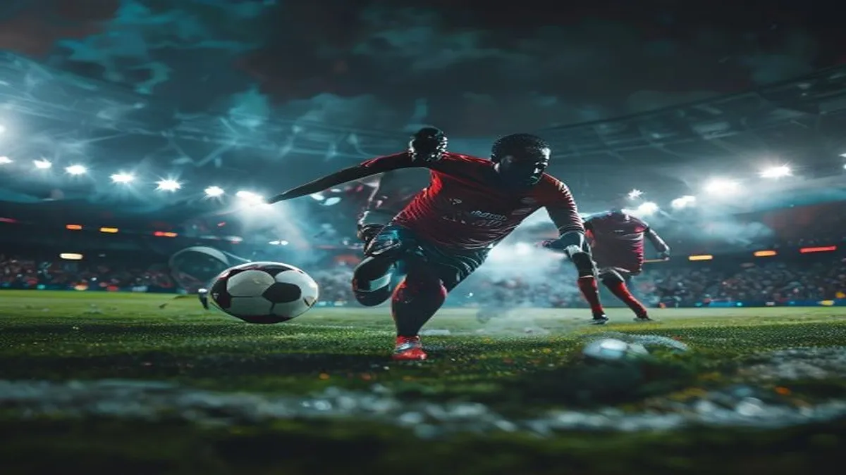 Folarin Balogun in action during the World Cup