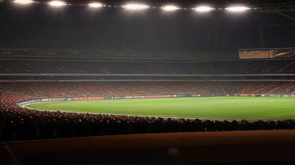 Wolverhampton Wanderers FC stadium packed with fans