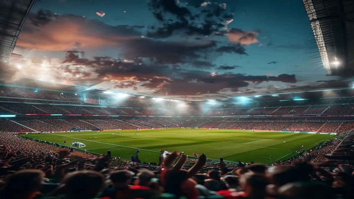 Italian football team in action