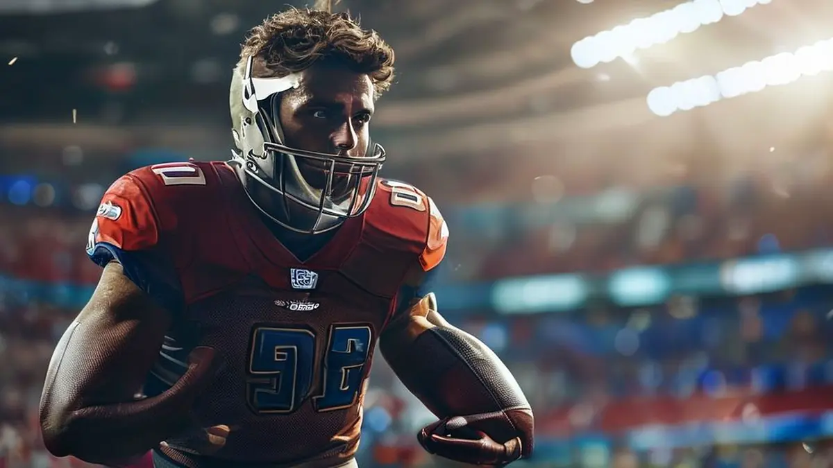 Joe Flacco in action on the field