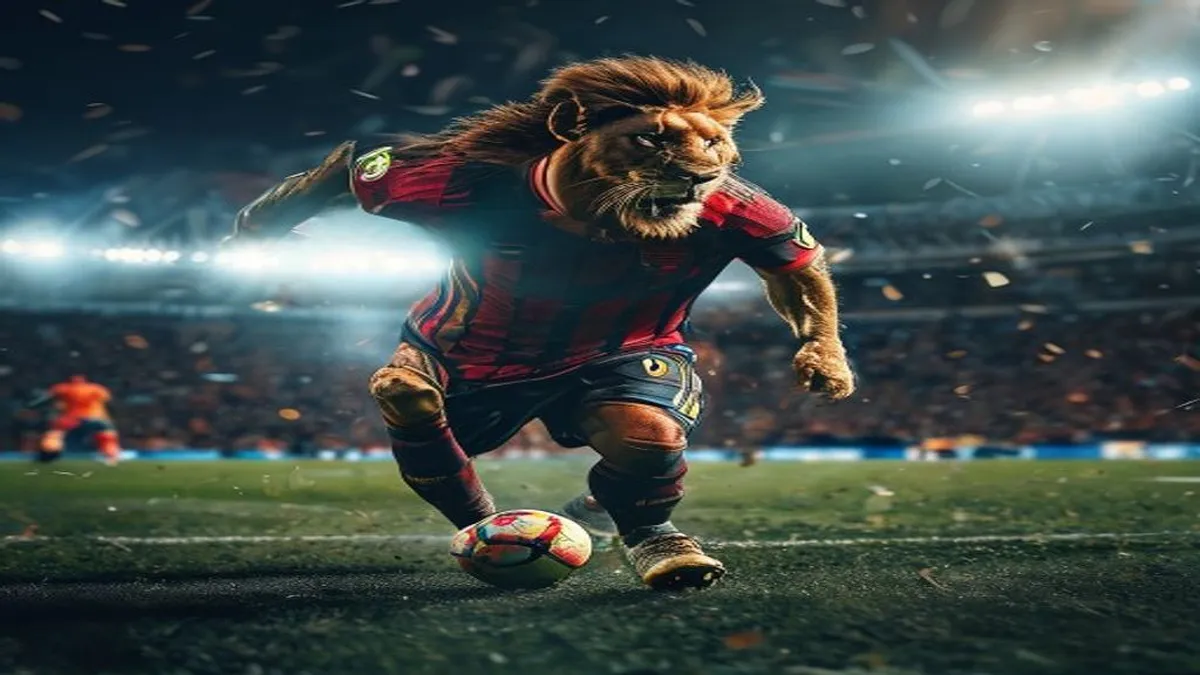 Lionel Messi in action at the World Cup