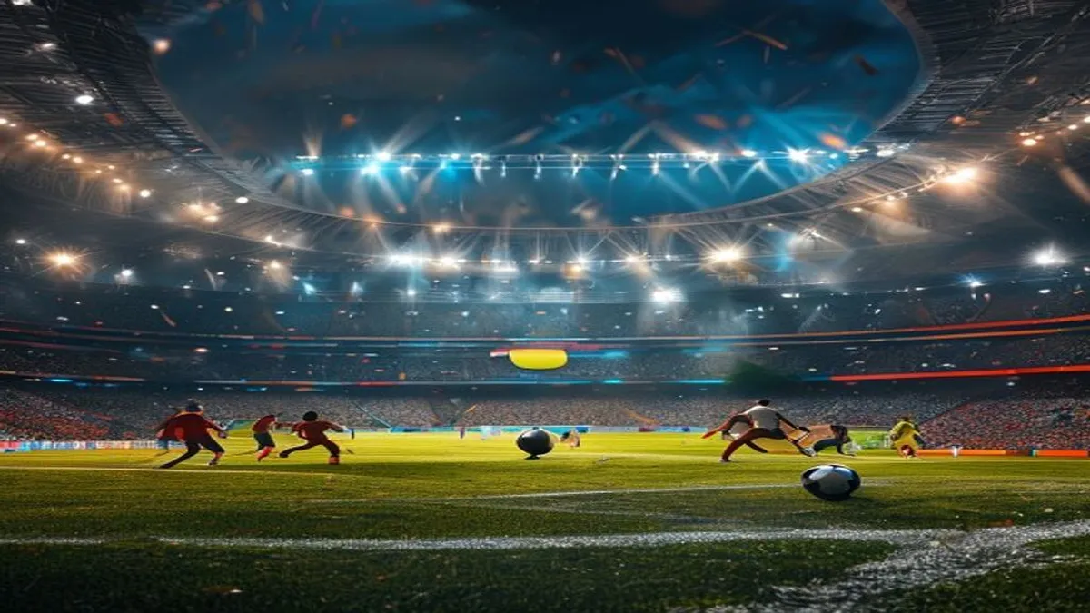 England and Croatia players facing off on the pitch