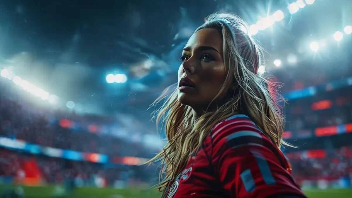 Lindsey Vonn in action at the Winter Olympics