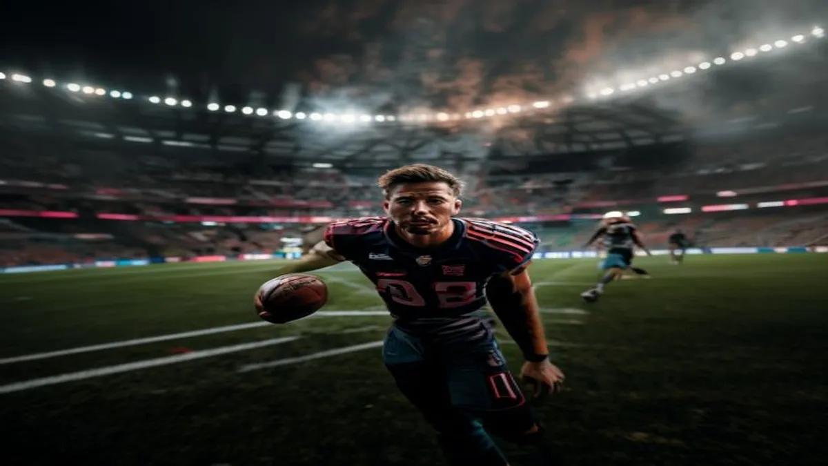Gabe Smith in action during a game