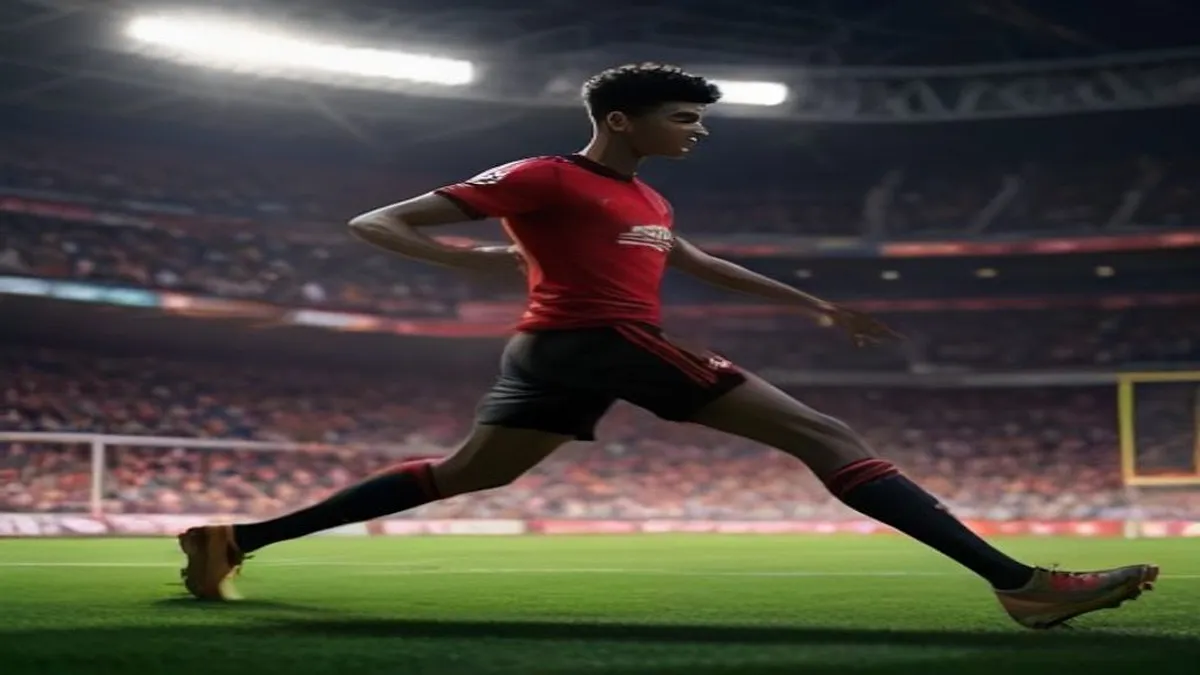 Marcus Rashford in action for Manchester United