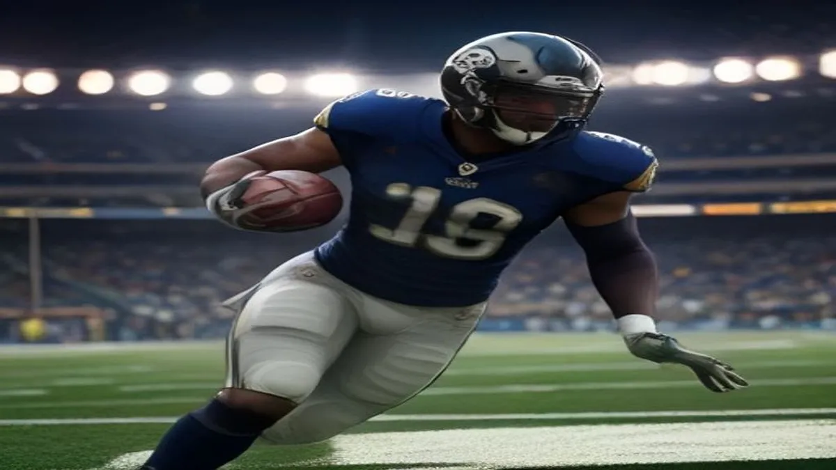Aaron Donald in action for the Los Angeles Rams