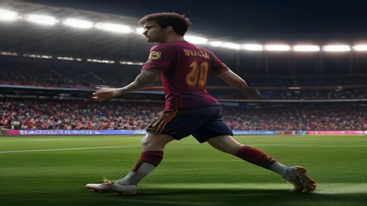 A split image of Lionel Messi, Cristiano Ronaldo, and Erling Haaland in action