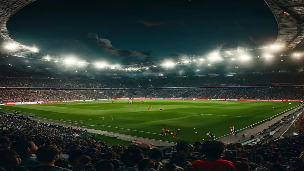 Mexico and England players facing off in a tense World Cup match