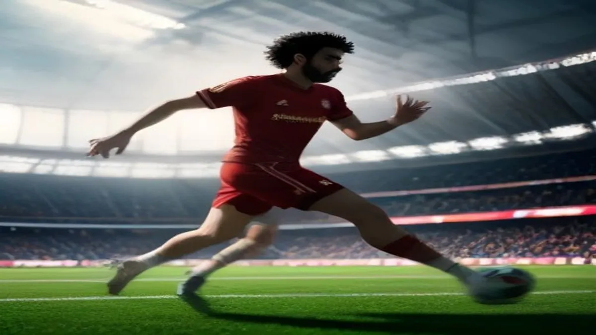 Mohamed Salah in action for Liverpool