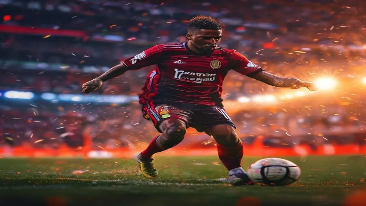 Achraf Hakimi in a football match