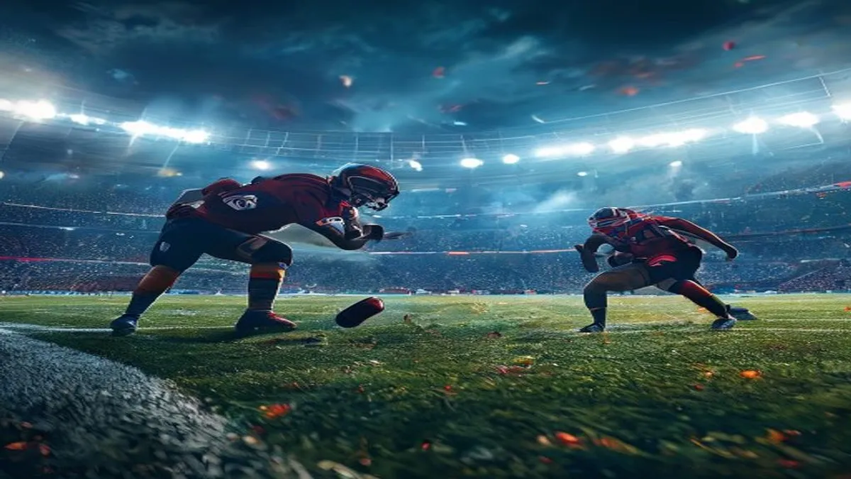 NFL Flag Football League Logo