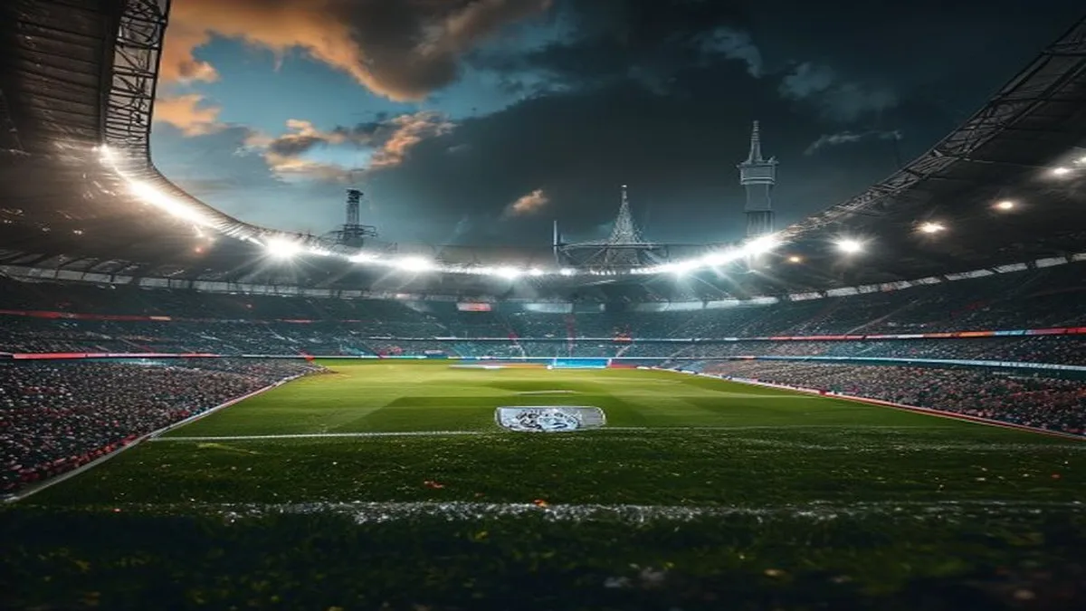 Image of Paris St-Germain and Bayern Munich players in action