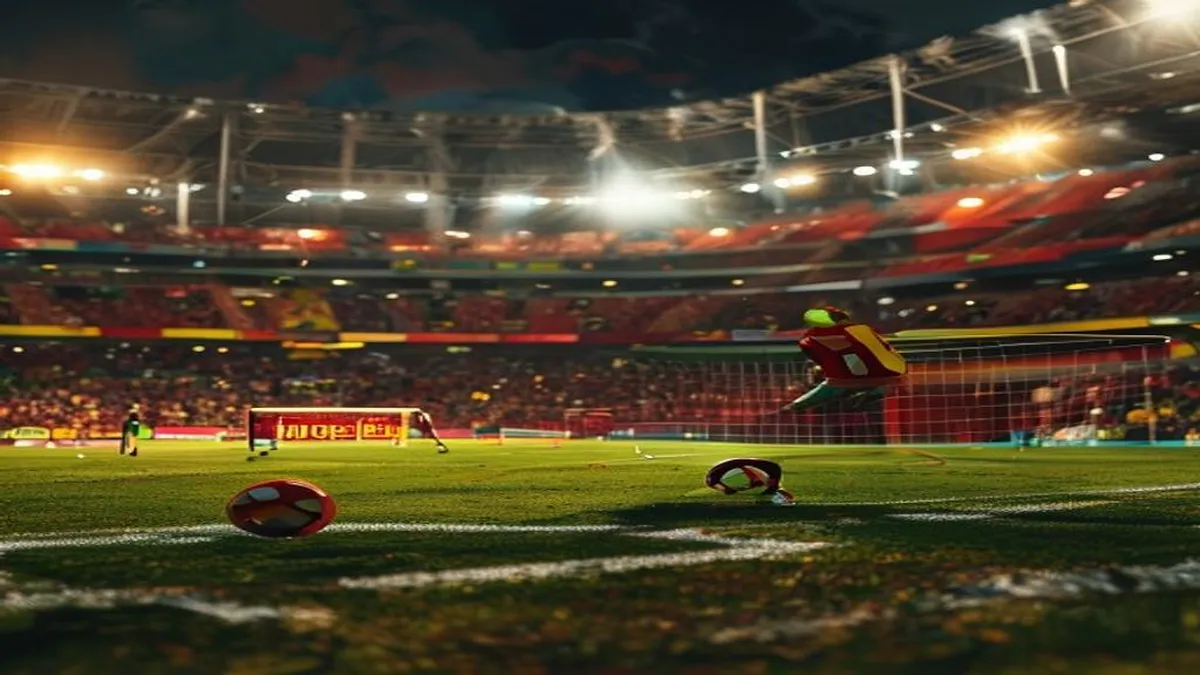 Spain players celebrating their stoppage time goal against Portugal