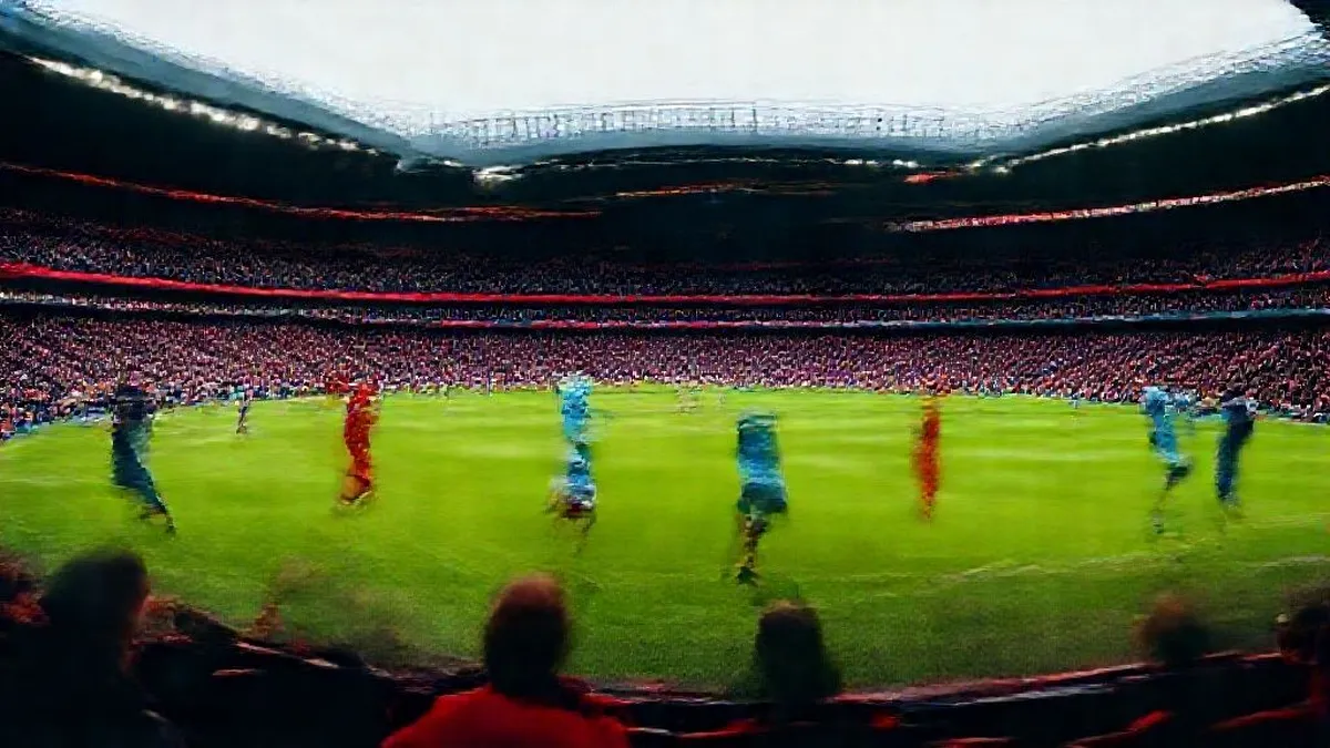 Liverpool and Manchester City players in action