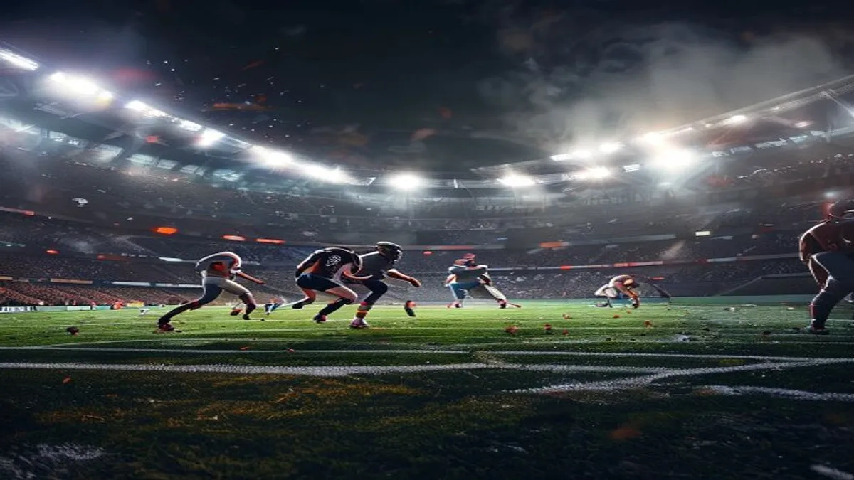 Los Angeles Rams Quarterback in action