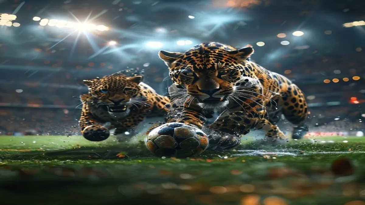 Leigh Leopards players celebrating their win over Warrington Wolves