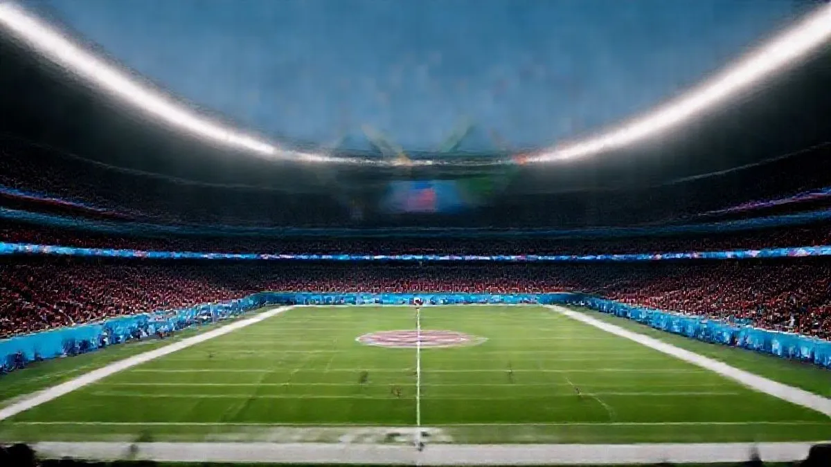 Ukrainian athlete wearing a helmet with a symbol honoring the war dead