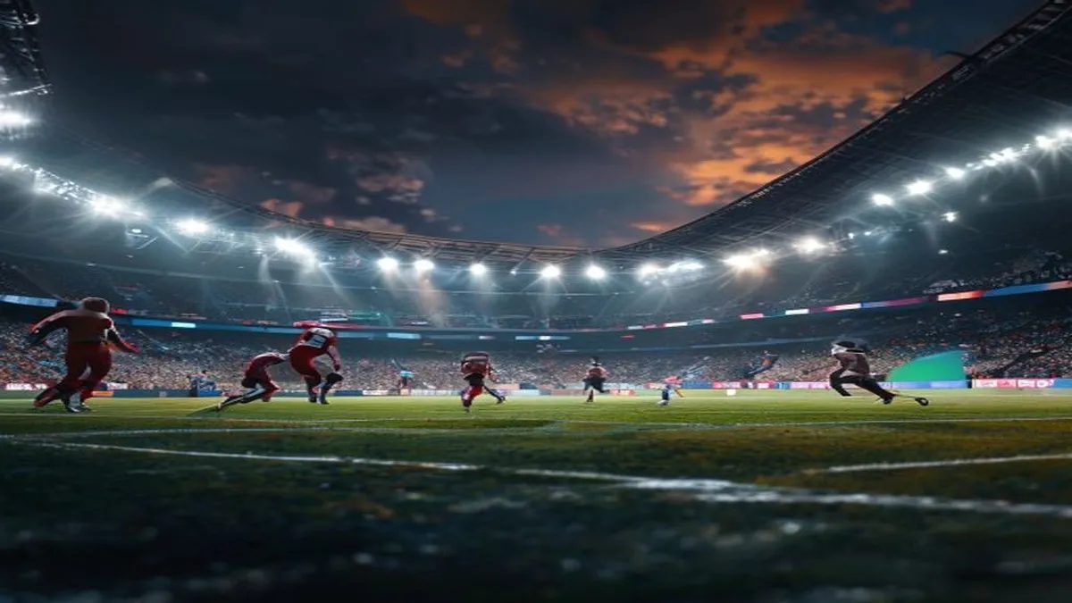 USA players walking off the field in disappointment