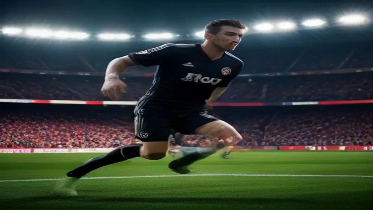 David Beckham in action during a past football match