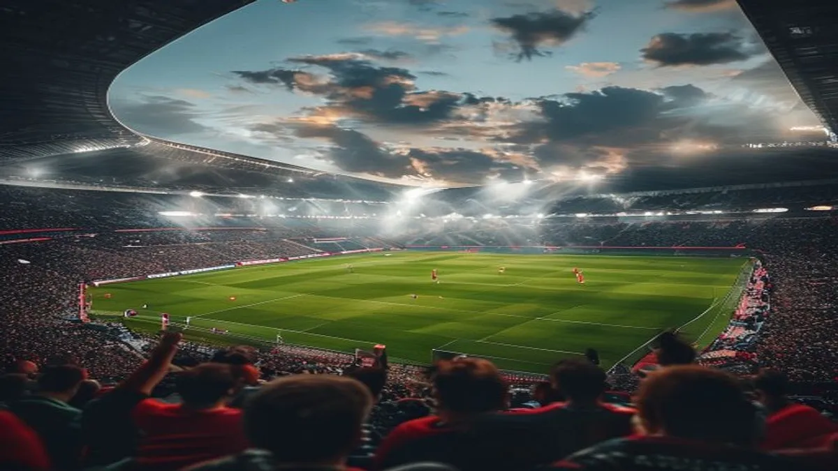 Scotland national team playing in a World Cup match