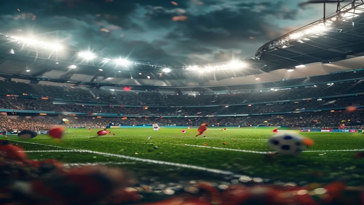 France and Iraq players waiting during a weather delay