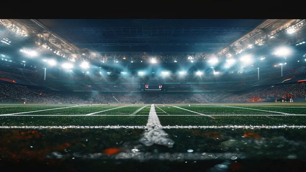 College sports teams competing