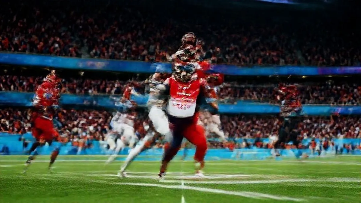 Winter Olympics logo with snowboard and curling images