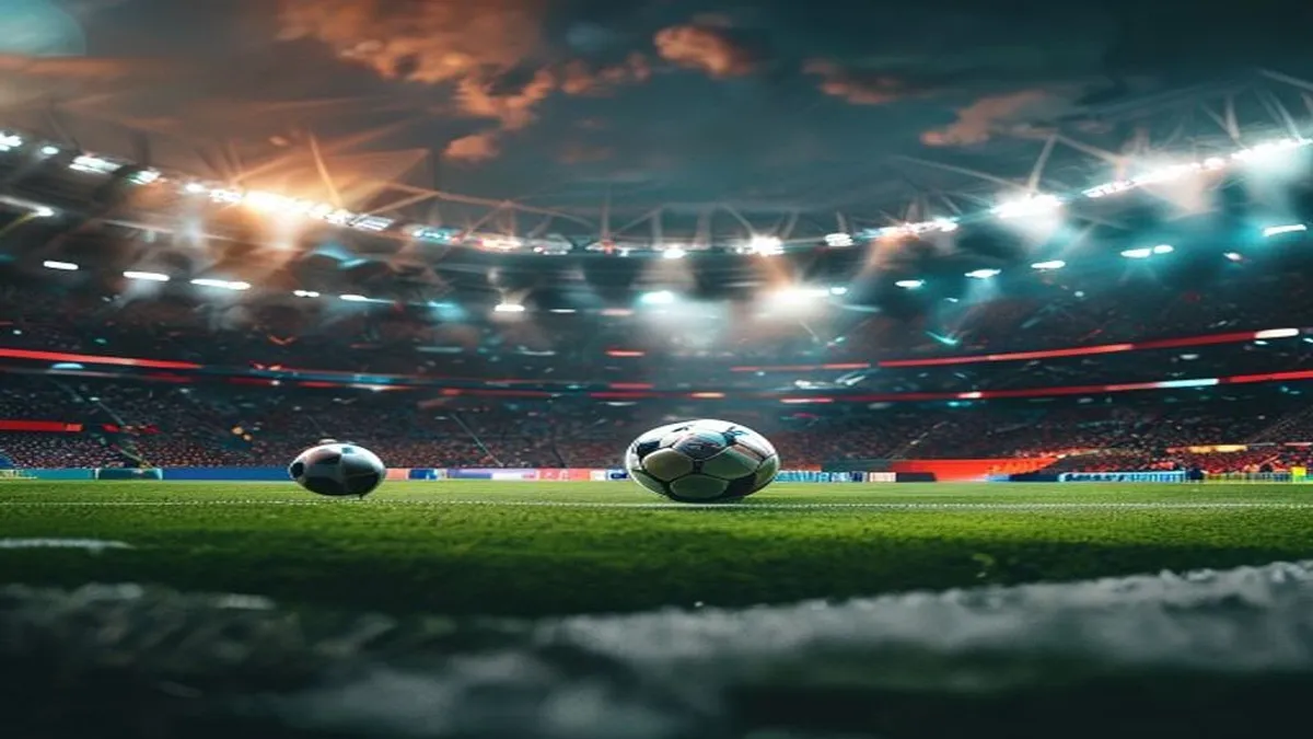England and Mexico football teams facing off in a World Cup match