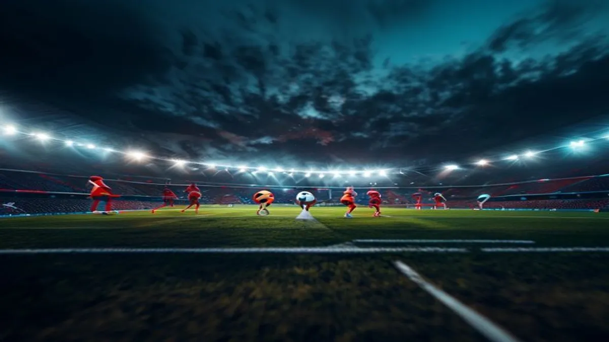 English football team in action during the World Cup 2026