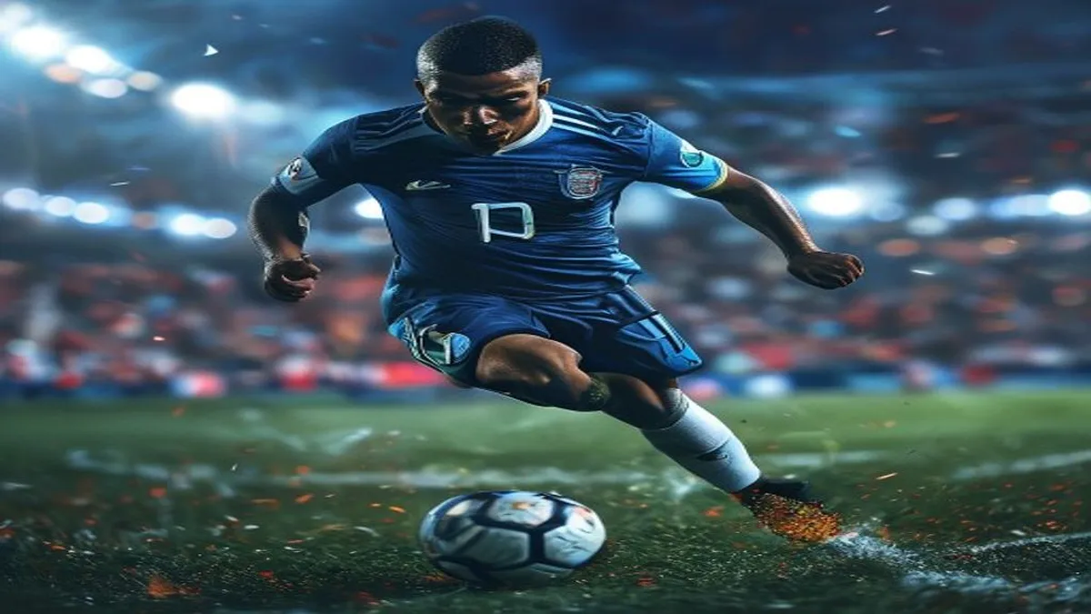 Kylian Mbappe celebrating his goal against Senegal in World Cup 2026