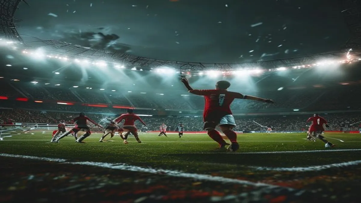 French football players celebrating a goal during the World Cup 2026