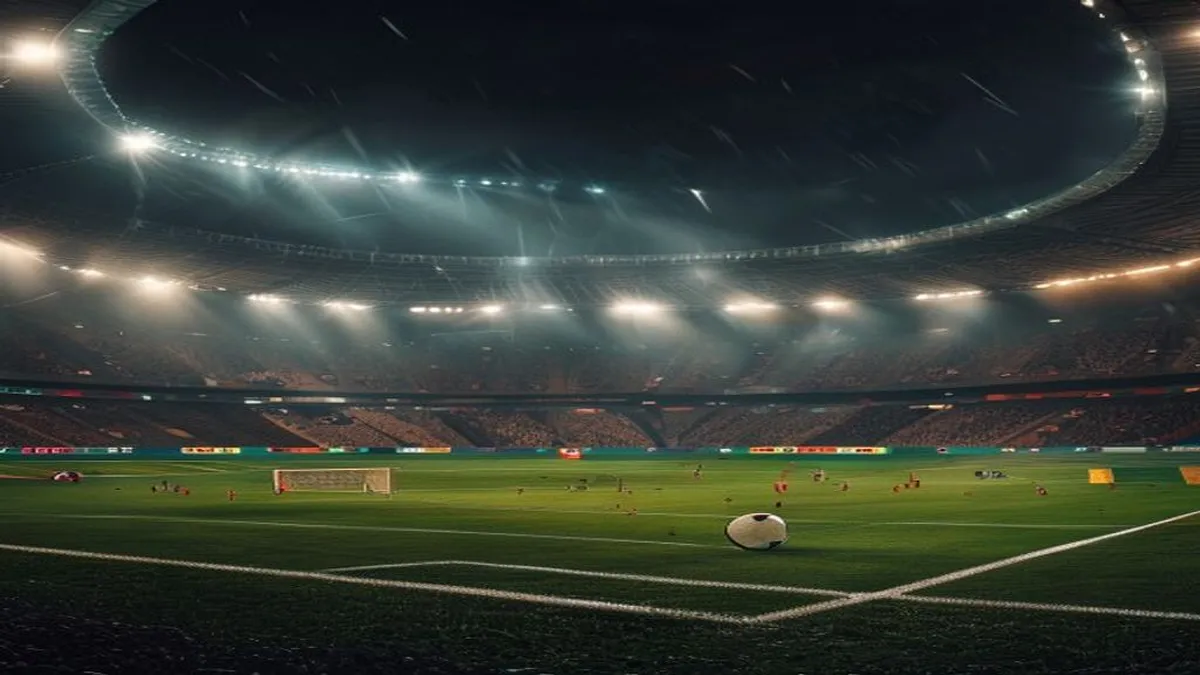 Iranian fans with differing political views in the stands during World Cup 2026