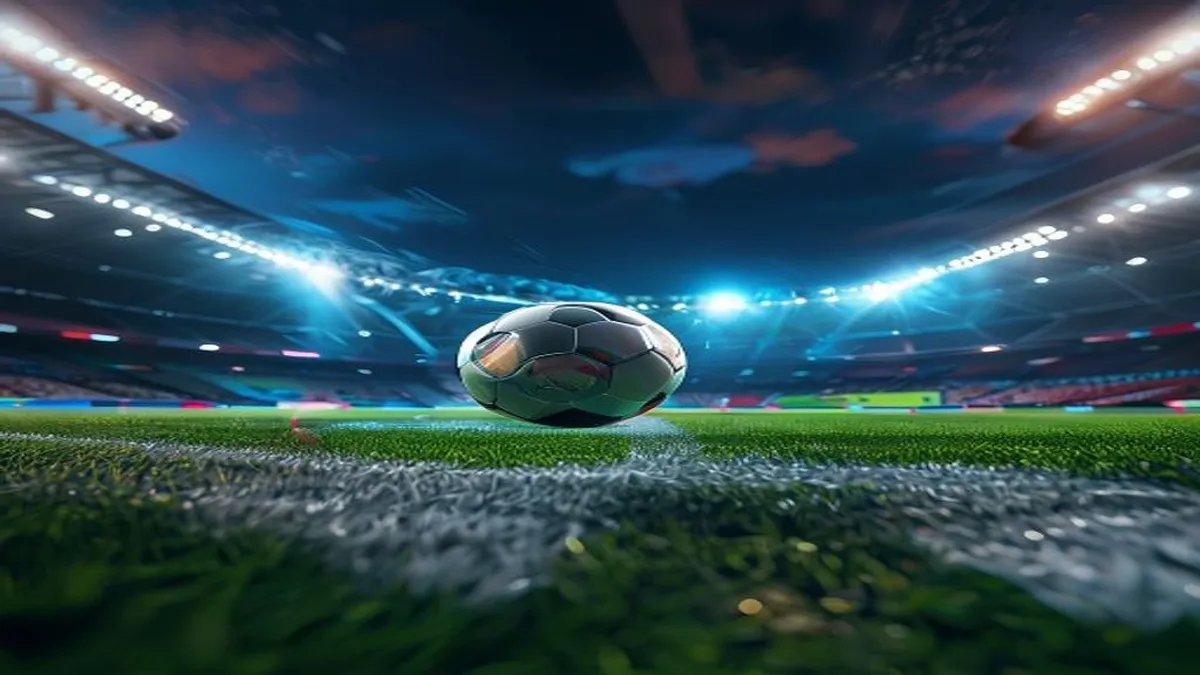 World Cup 2026 logo with Messi, Mbappé, and Haaland in action