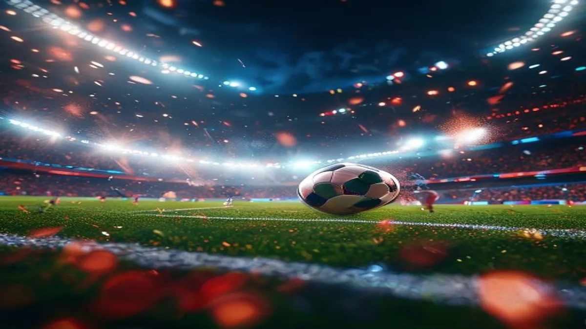 World Cup players in action on the field